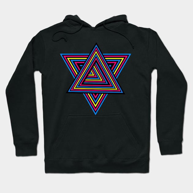 Colorful Hypnotize Hoodie by Moncheng